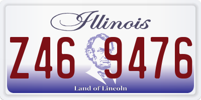 IL license plate Z469476
