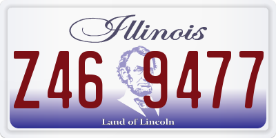 IL license plate Z469477