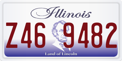 IL license plate Z469482