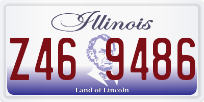 IL license plate Z469486
