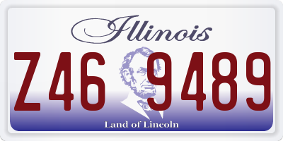 IL license plate Z469489