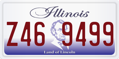 IL license plate Z469499