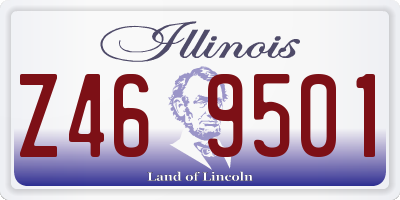 IL license plate Z469501