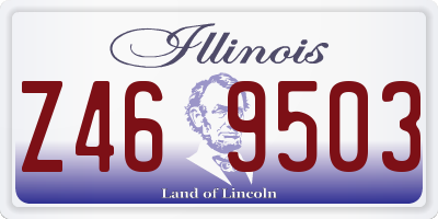 IL license plate Z469503
