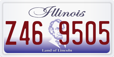 IL license plate Z469505
