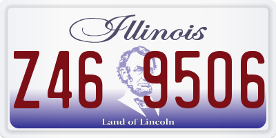 IL license plate Z469506