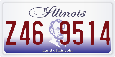 IL license plate Z469514