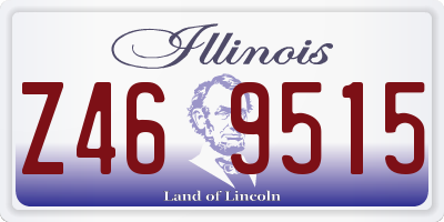 IL license plate Z469515