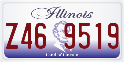 IL license plate Z469519