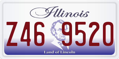 IL license plate Z469520