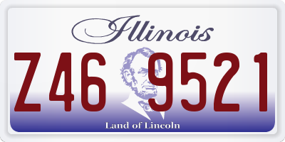 IL license plate Z469521