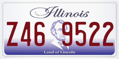IL license plate Z469522