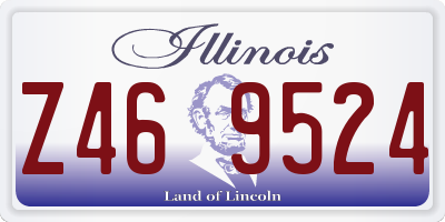 IL license plate Z469524