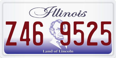 IL license plate Z469525