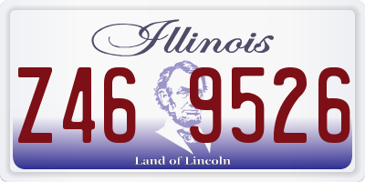 IL license plate Z469526