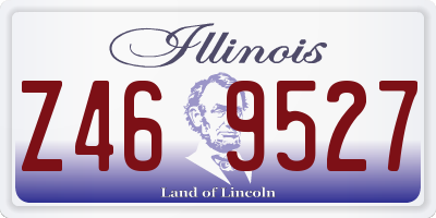 IL license plate Z469527