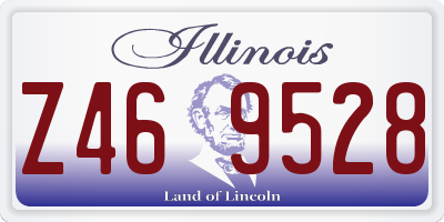 IL license plate Z469528