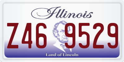 IL license plate Z469529