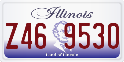 IL license plate Z469530