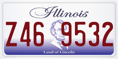 IL license plate Z469532