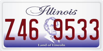 IL license plate Z469533