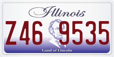 IL license plate Z469535