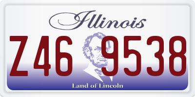 IL license plate Z469538