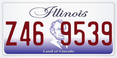 IL license plate Z469539