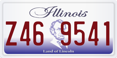 IL license plate Z469541