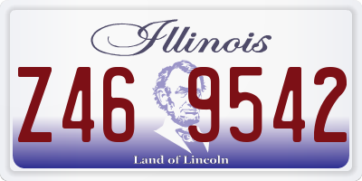 IL license plate Z469542