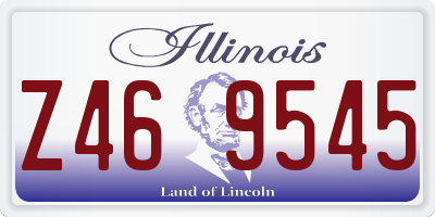 IL license plate Z469545