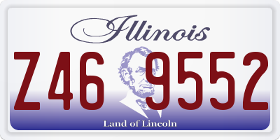 IL license plate Z469552