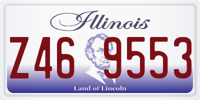 IL license plate Z469553