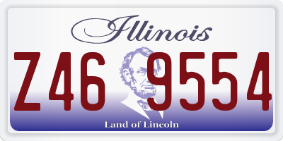 IL license plate Z469554