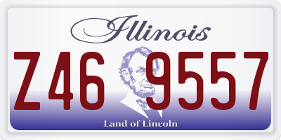 IL license plate Z469557