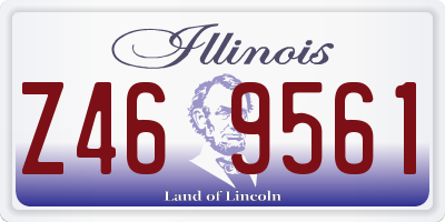 IL license plate Z469561