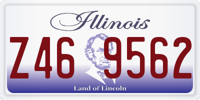 IL license plate Z469562