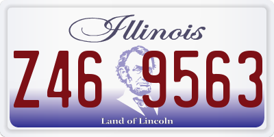 IL license plate Z469563