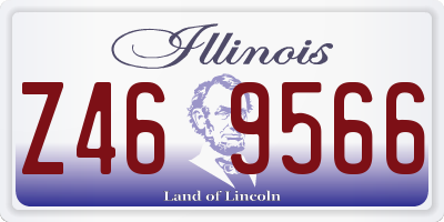 IL license plate Z469566