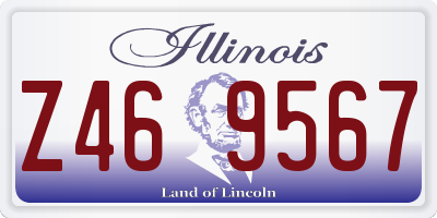IL license plate Z469567