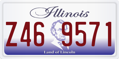 IL license plate Z469571
