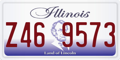 IL license plate Z469573