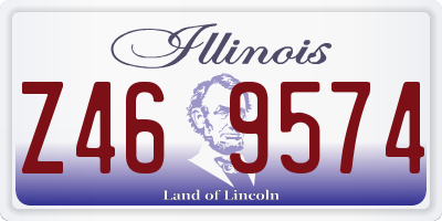 IL license plate Z469574