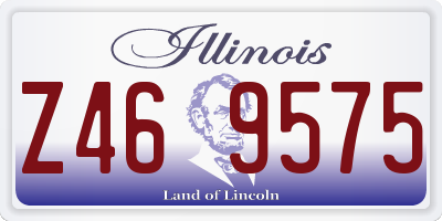 IL license plate Z469575