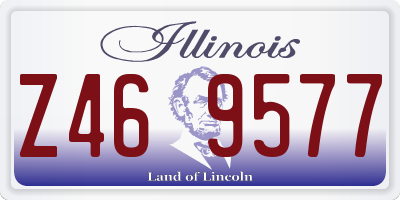 IL license plate Z469577
