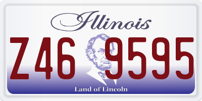 IL license plate Z469595