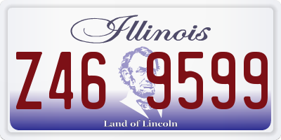 IL license plate Z469599