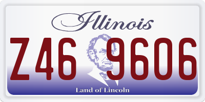 IL license plate Z469606