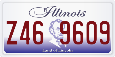 IL license plate Z469609