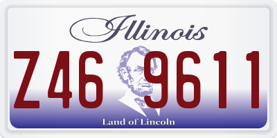 IL license plate Z469611